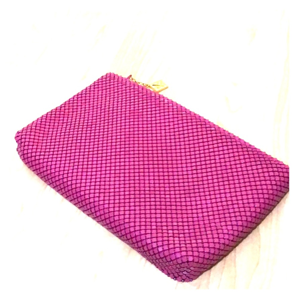 NEW! RARE! Hot Pink! Whiting & Davis Vintage Chain